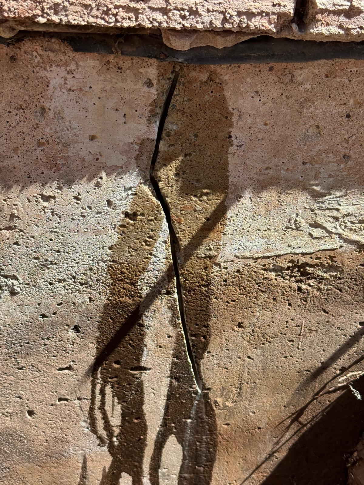 Cracked foudnation in need of repair before waterproofing